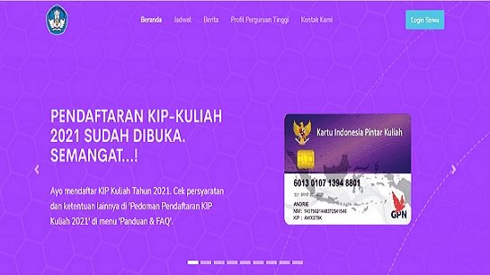 Inilah Syarat dan Daftar KIP Kuliah 2021