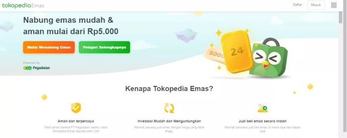 Tokopedia Emas Tokopedia Emas